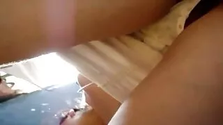 Pompat dark-hued colegii oferă lui strip sex tube mare om cârnați pentru o plăcere orală GF